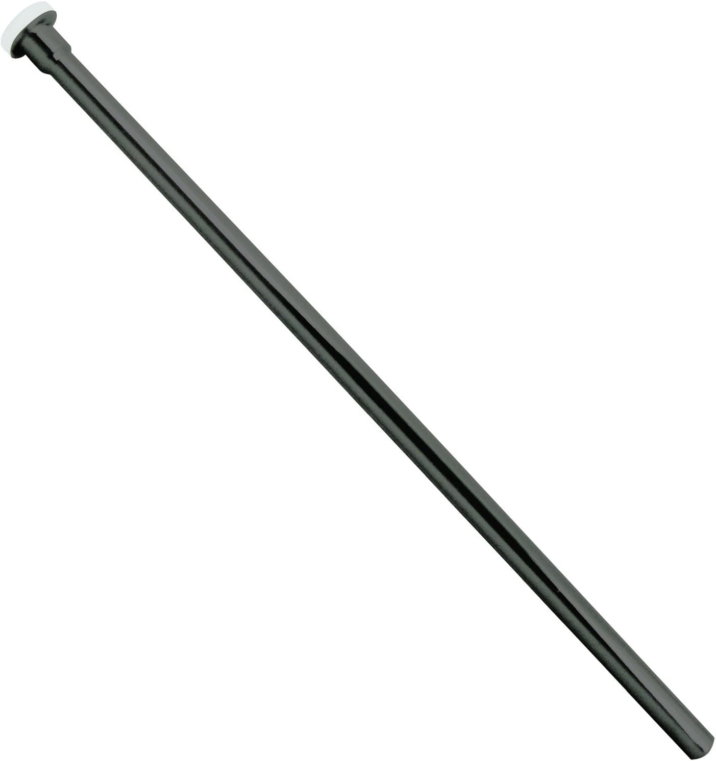 Westbrass D12362 3/8" x 12" Brass Flat Head Toilet Riser Supply Line