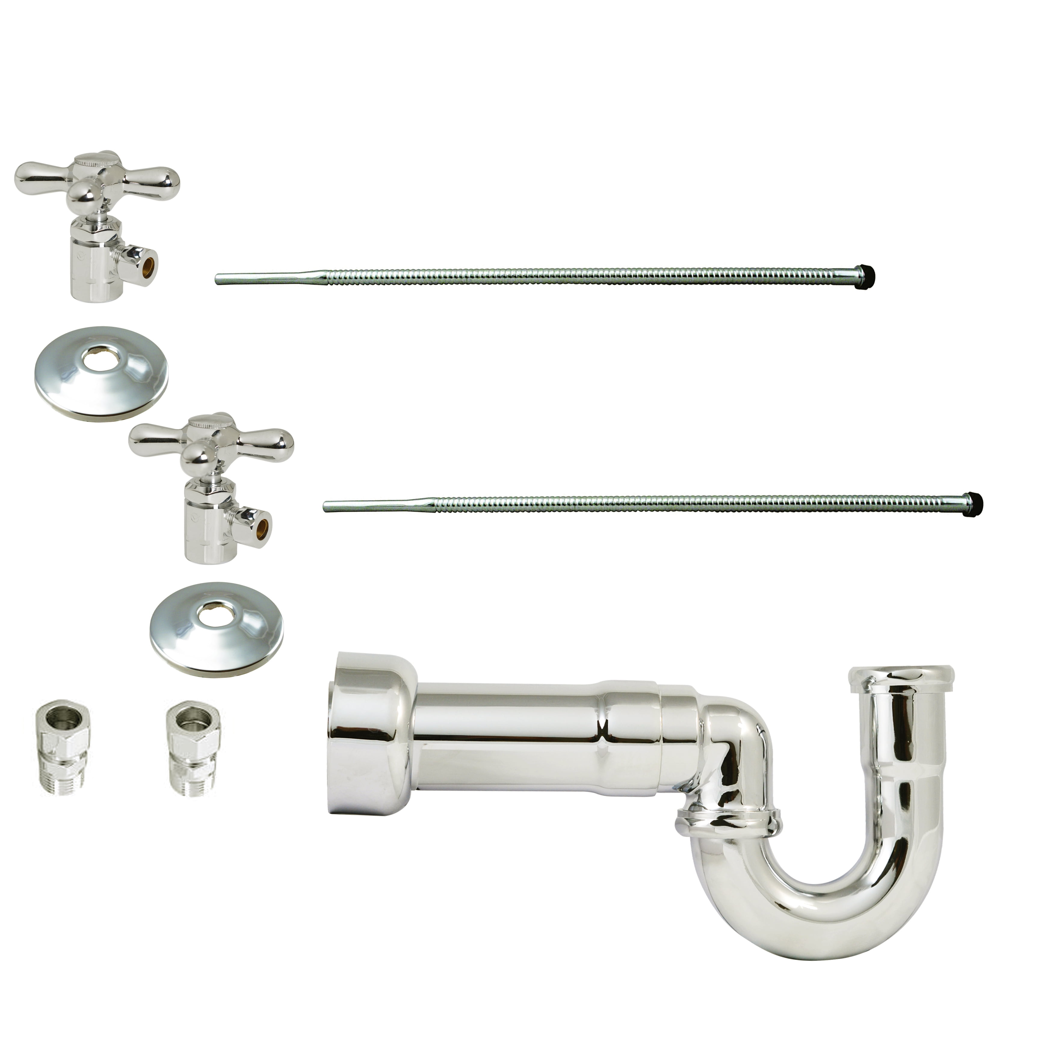 Westbrass D1638L05 LAStyle Freestanding Lavatory Pedestal Sink Kit