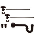 thumbnail image 1 of Westbrass Console Sink Supply Line Kit with P-Trap, Flanges and Cross Handles, Oil Rubbed Bronze, 1 of 7