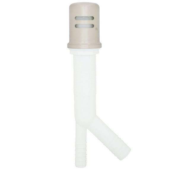 Westbrass D200-1-07 1-3/4" x 2-3/4" Solid Brass Air Gap Cap Kit, Skirted, Satin Nickel