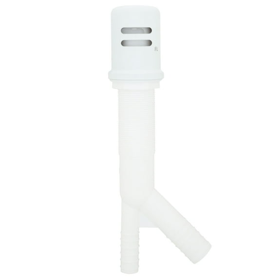 Westbrass D200-1-50-50 1-3/4" x 2-3/4" Solid Brass Air Gap Cap Kit, Skirted, Powder Coat White (50-Pack)