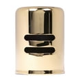 thumbnail image 1 of Westbrass D201-01 1-5/8" x 2-1/4" Solid Brass Air Gap Cap Only, Non-Skirted, Polished Brass, 1 of 4