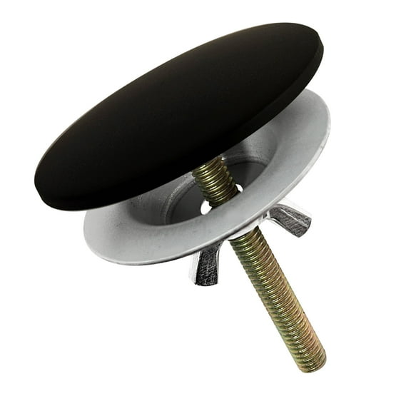 Westbrass D202-62 2" Brass Kitchen Sink Hole Cover Plate, Matte Black