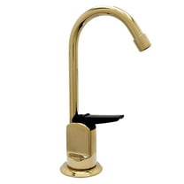 Westbrass D203-NL-01 6" Touch-Flo Style Pure Cold Water Dispenser Faucet, Polished Brass