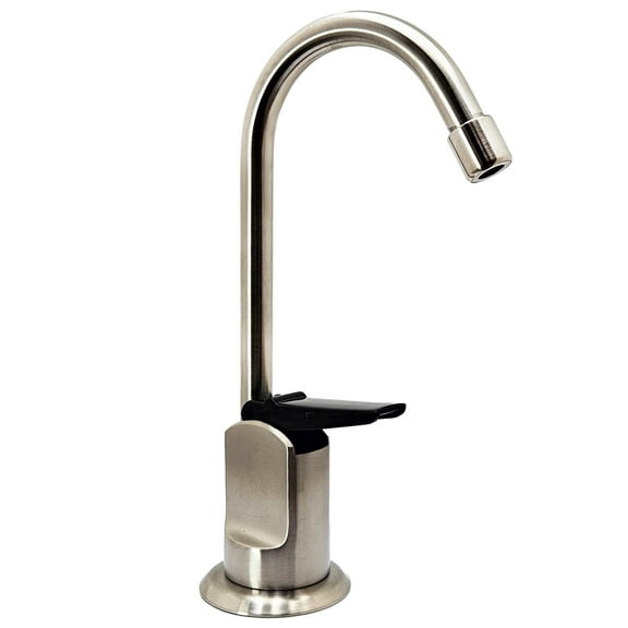 Westbrass D203-NL-07 6" Touch-Flo Style Pure Cold Water Dispenser Faucet, Satin Nickel