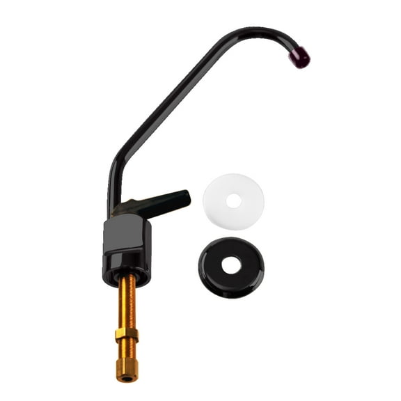 Westbrass D2031-NL-62 8" Touch-Flo Style Pure Cold Water Dispenser Faucet, Matte Black