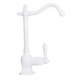 thumbnail image 1 of Westbrass D2035-NL-50 9" Victorian 1-Lever Handle Cold Water Dispenser Faucet, Powder Coat White, 1 of 10