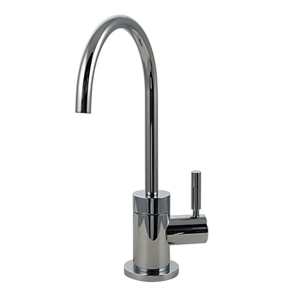Westbrass 10" Low Lead Compliant Contemporary 1-Lever Cold Water Dispenser Faucet, Polished Chrome