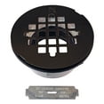 thumbnail image 1 of Westbrass 4-1/4" Round Shower Drain Cover with PVC Compression Pipe, Oil Rubbed Bronze, 1 of 11