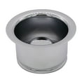 thumbnail image 1 of Westbrass D2082-26 3-1/2" Extra-Deep Collar Waste Disposal Flange & Stopper, Polished Chrome, 1 of 5