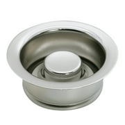 Westbrass D2089-05 4-1/4" Kitchen Sink Waste Disposal Drain Flange and Stopper, Polished Nickel