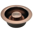 thumbnail image 1 of Westbrass Kitchen Sink Waste Disposal Drain Flange and Stopper, Antique Copper, 1 of 9