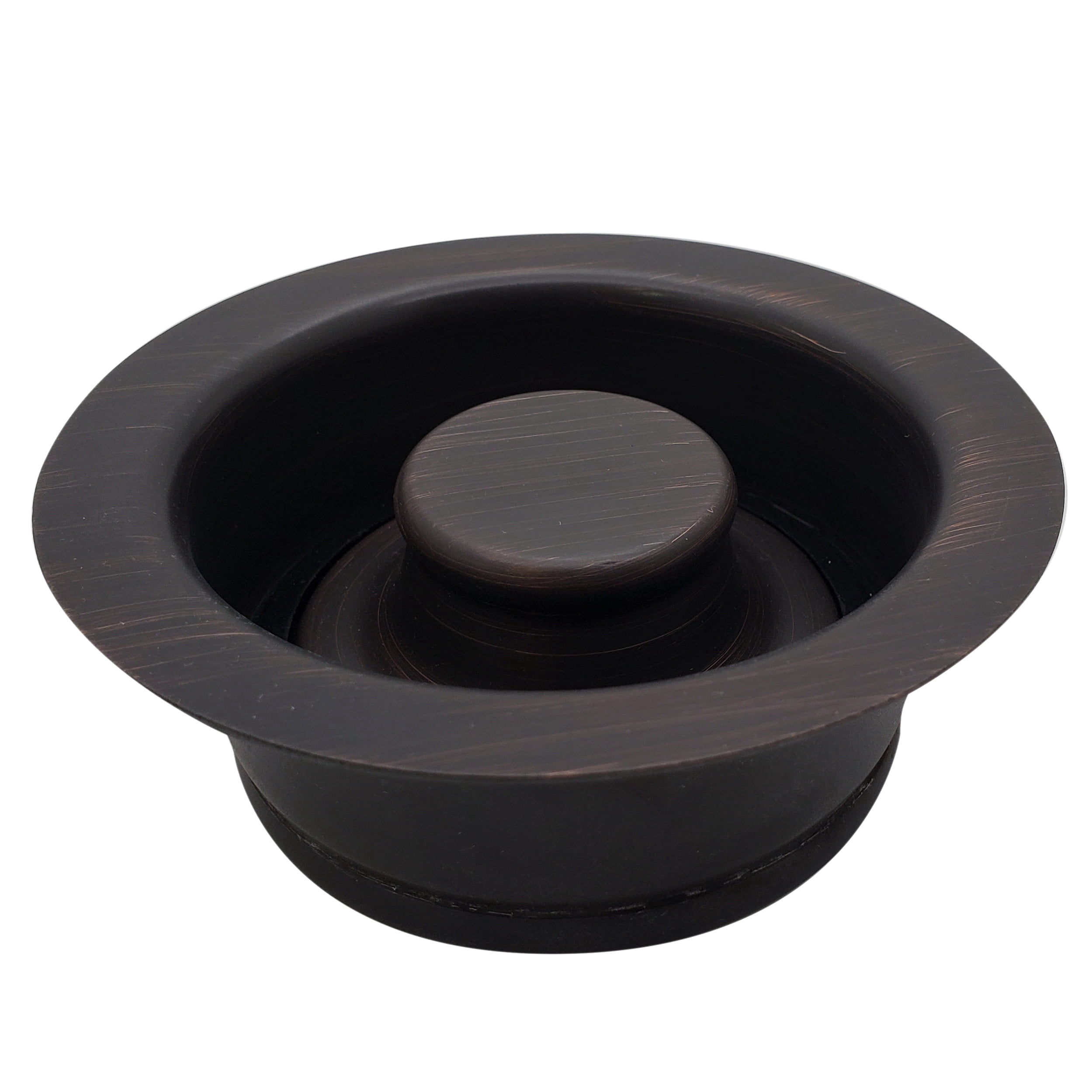 Westbrass Kitchen Sink Waste Disposal Drain Flange and Stopper, Antique Bronze