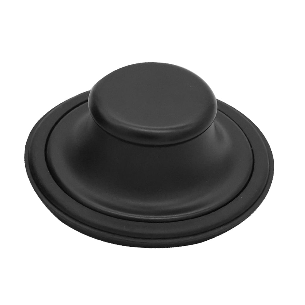Westbrass Replacement Waste Disposal Stopper with Brass Cap, Polished Chrome