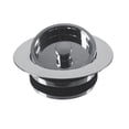 thumbnail image 1 of Westbrass Kitchen Sink Disposal Drain Flange Trim and Stopper Set, Polished Chrome, 1 of 3