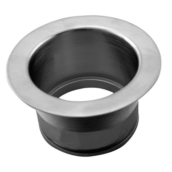 Westbrass 3-1/2" EZ-Mount Kitchen Sink Waste Disposal Drain Flange, Satin Nickel