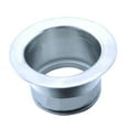 thumbnail image 1 of Westbrass 3-1/2" EZ-Mount Kitchen Sink Waste Disposal Drain Flange, Polished Chrome, 1 of 3