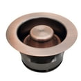 thumbnail image 1 of Westbrass 3-1/2" EZ-Mount Kitchen Sink Waste Disposal Drain Trim Set, Antique Copper, 1 of 5