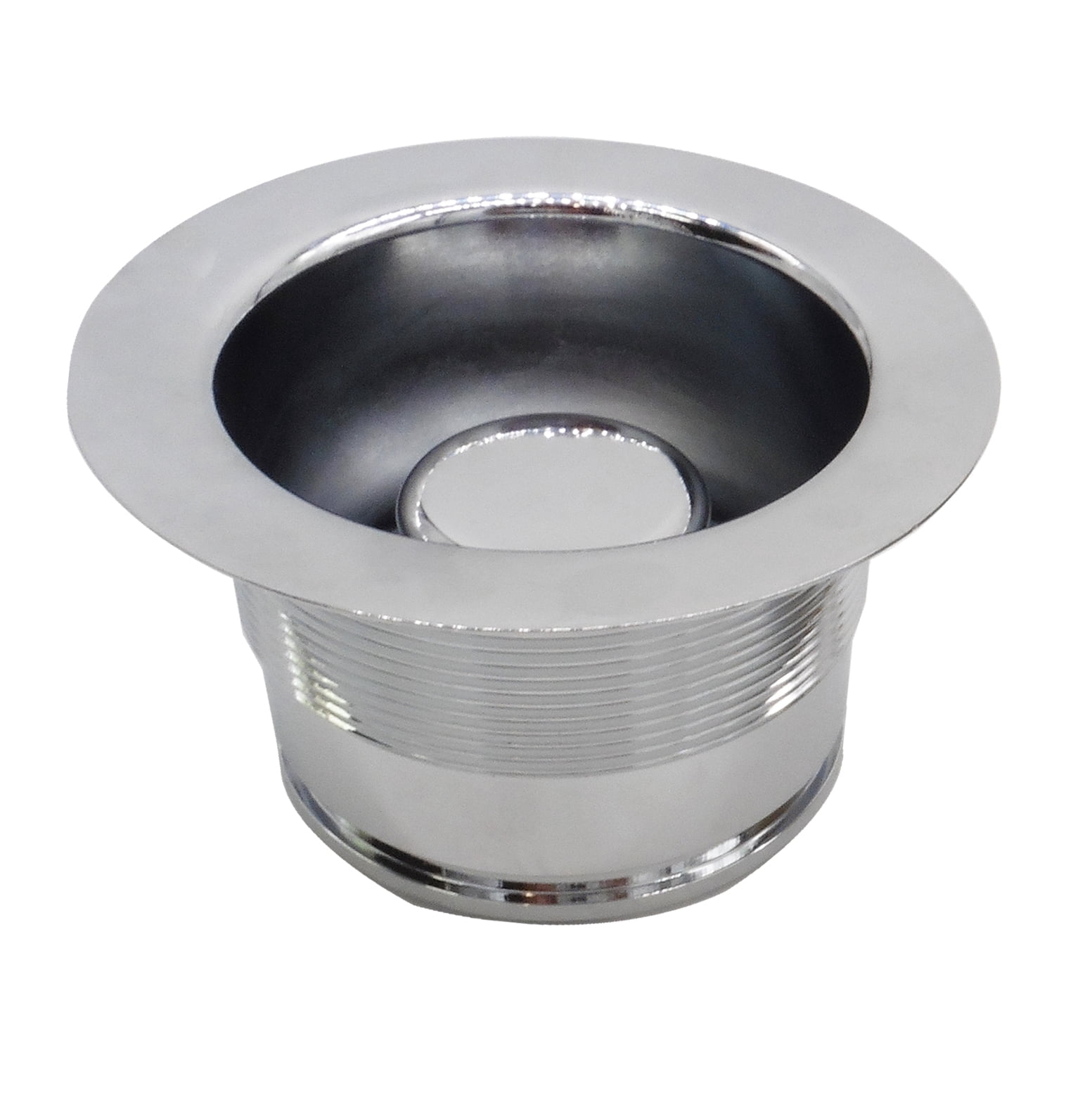 Westbrass 3-1/2" EZ-Mount Kitchen Sink Waste Disposal Drain Trim Set, Polished Chrome