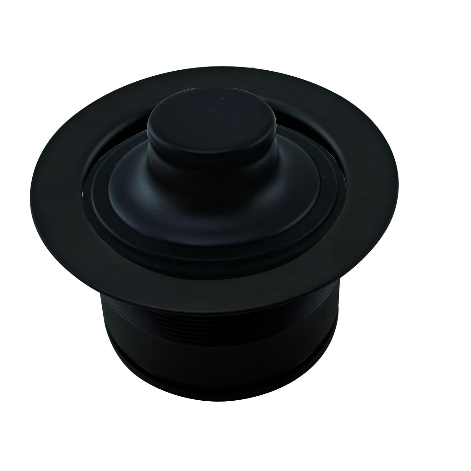 Westbrass 3-1/2" EZ-Mount Kitchen Sink Waste Disposal Drain Trim Set, Matte Black