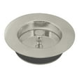 thumbnail image 1 of Westbrass Replacement Kitchen Sink Waste Disposal Trim Set, Satin Nickel, 1 of 3