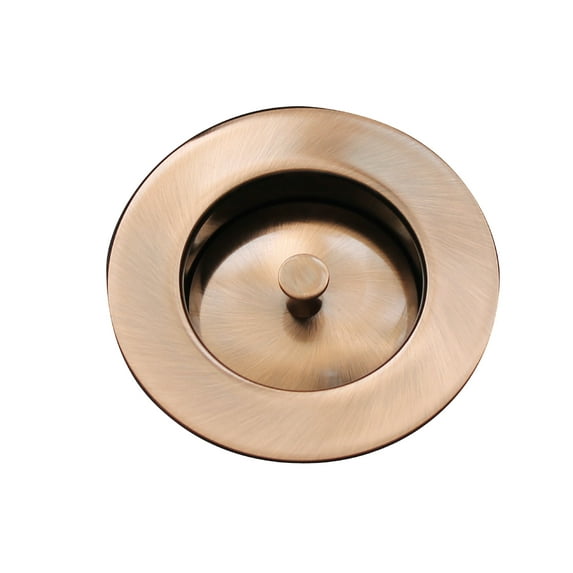 Westbrass Replacement Kitchen Sink Waste Disposal Trim Set, Antique Copper