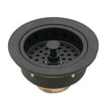 thumbnail image 1 of Westbrass 3-1/2" Post Style Kitchen Sink Basket Strainer, Oil Rubbed Bronze, 1 of 12