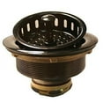 thumbnail image 1 of Westbrass 3-1/2" Post Style Kitchen Sink Basket Strainer, Pearl Black, 1 of 9