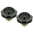 thumbnail image 1 of Westbrass 3-1/2" Post Style Kitchen Sink Basket Strainer, Oil Rubbed Bronze (2-Pack), 1 of 12