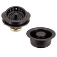 thumbnail image 1 of Westbrass Post Style Strainer with Waste Disposal Flange and Stopper, Oil Rubbed Bronze, 1 of 15