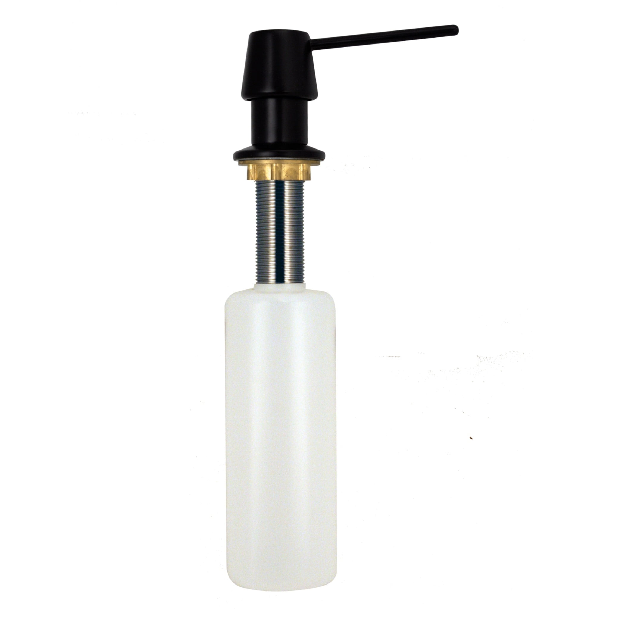 Oil Rubbed Bronze Deck Mount Soap Dispenser with 12 oz Bottle