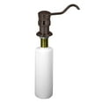 thumbnail image 1 of Westbrass D2172-12 Dynasty Kitchen Sink Deck Mounted Liquid Soap/Hand Sanitizer Dispenser with Refillable 12 oz Bottle, Oil Rubbed Bronze, 1 of 3
