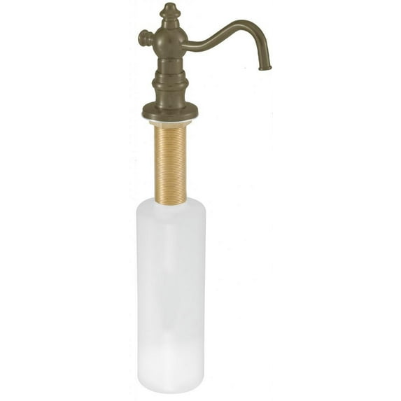 Westbrass Victorian Style Sink Deck Mount Liquid Soap Dispenser, Oil Rubbed Bronze