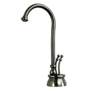 Westbrass D262-NL-07 Docalorah 10" 2-Handle Hot and Cold Water Dispenser Faucet (Tank sold separately), Satin Nickel