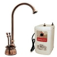 thumbnail image 1 of Westbrass Docalorah 10" 2-Handle Hot and Cold Water Dispenser with Heating Tank, Antique Copper, 1 of 9