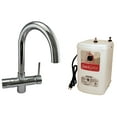 thumbnail image 1 of Westbrass D282HFP-26 14" Contemporary 1-Handle Hot and Cold Water Dispenser Faucet with Instant Heating Tank, Polished Chrome, 1 of 9