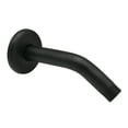 thumbnail image 1 of Westbrass D300-1-62 1/2" IPS x 6" Shower Arm with Flange, Matte Black, 1 of 8