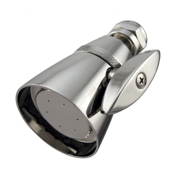Westbrass R306-05 Chatham Style 2-1/4" Brass 6-Jet Adjustable Shower Head, Polished Nickel