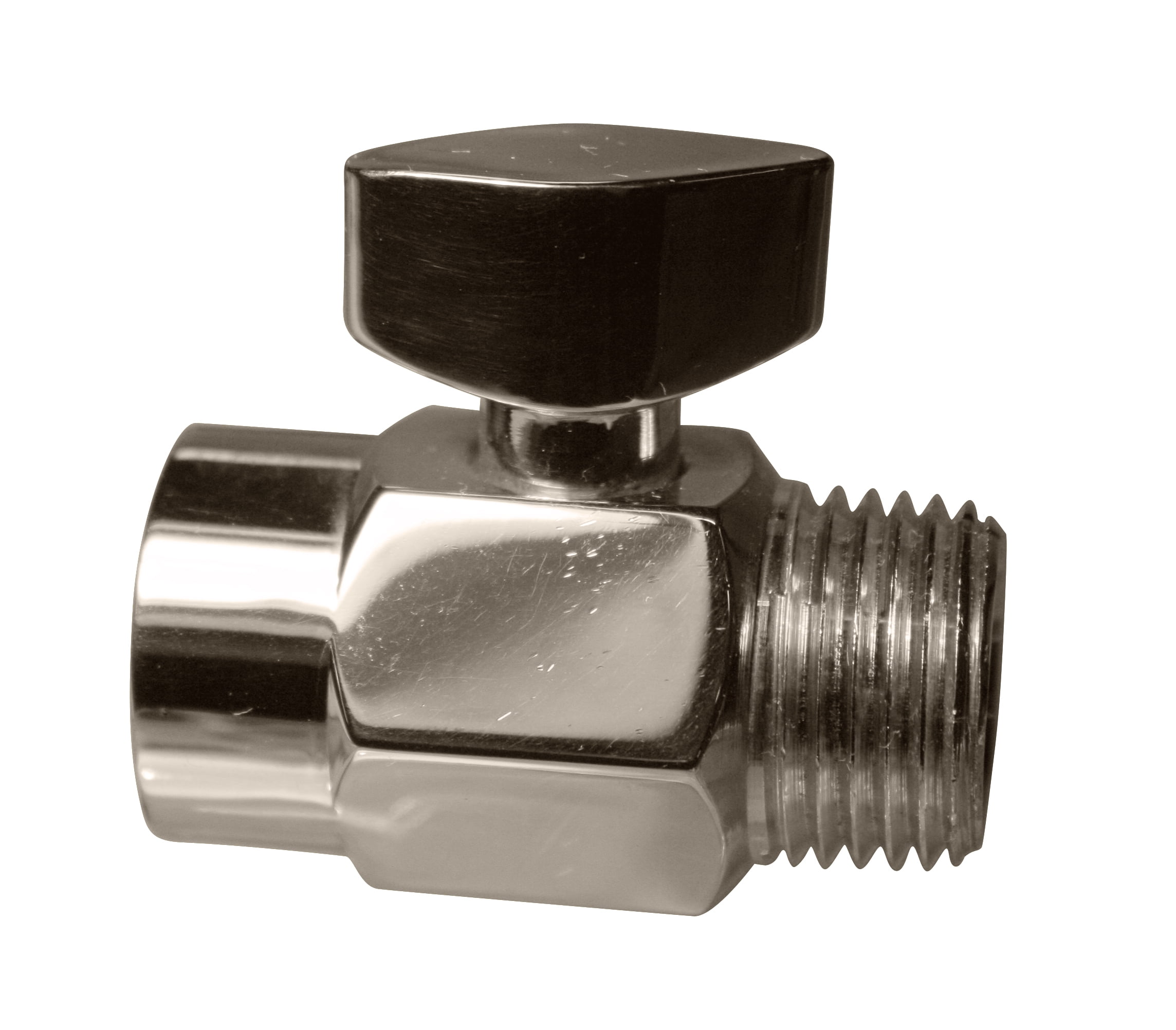 Polished Nickel Shower Arm Volume Control Valve