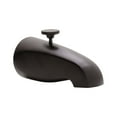 thumbnail image 1 of Westbrass D3112-12 5-1/2" Reach Brass Tub Spout with Rear Diverter, Oil Rubbed Bronze, 1 of 7