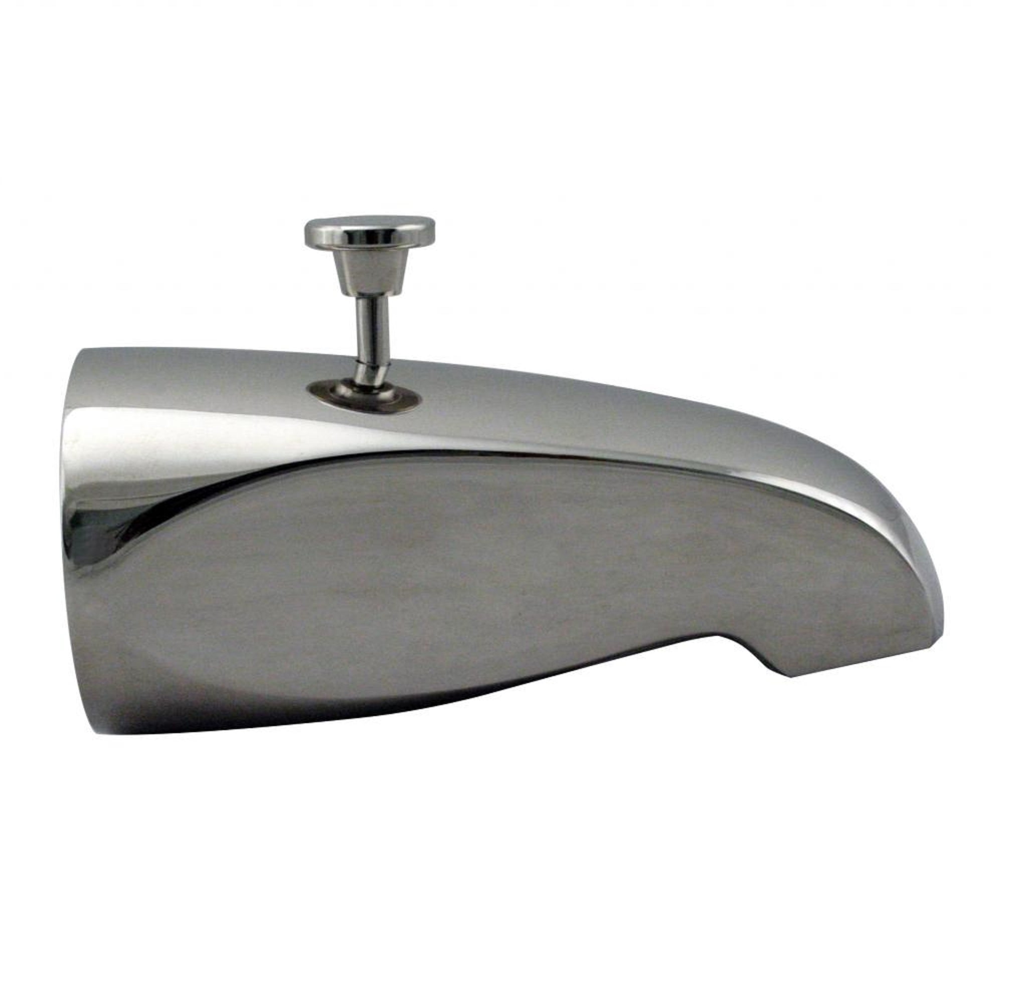5-1/2" Polished Chrome Wall Mounted Tub Spout with Diverter
