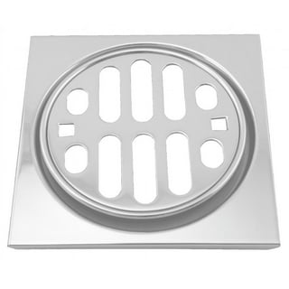 rrajj 4-1/4 (4.25) inch(108mm) round snap-in shower floor drain cover  replacement cover (