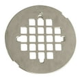 thumbnail image 1 of Westbrass D319-25-05 4-1/4" Brass Snap-In Shower Strainer Grid Drain Cover, Polished Nickel (25-Pack), 1 of 8
