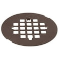thumbnail image 1 of Westbrass D319-25-12 4-1/4" Brass Snap-In Shower Strainer Grid Drain Cover, Oil Rubbed Bronze (25-Pack), 1 of 9