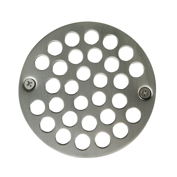 Westbrass D3192-07 4" Brass Shower Drain Cover, Satin Nickel