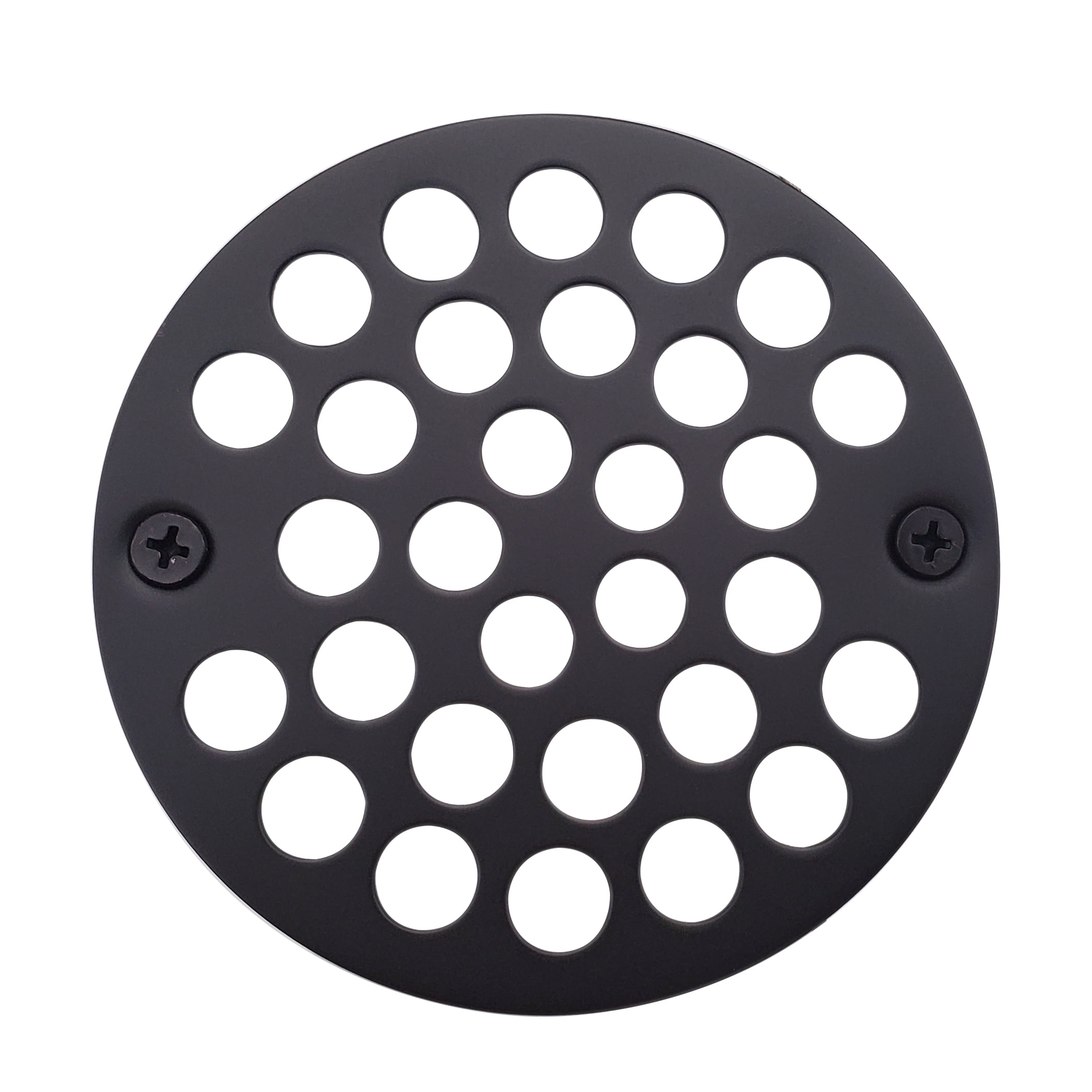Westbrass D319212 4" OD Brass Shower Strainer Grid Drain Cover, Oil