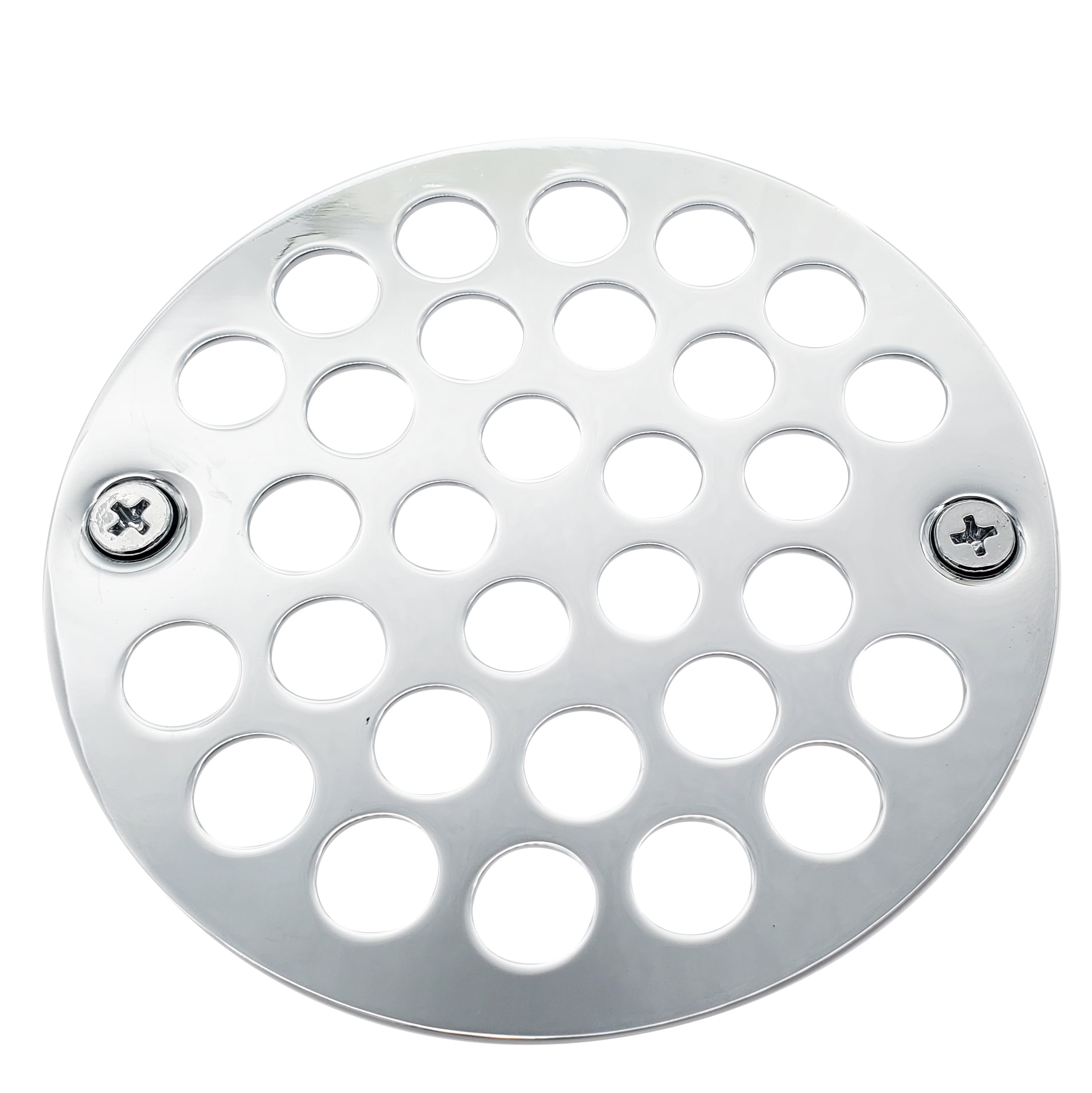 Westbrass D319226 4" OD Brass Shower Strainer Grid Drain Cover