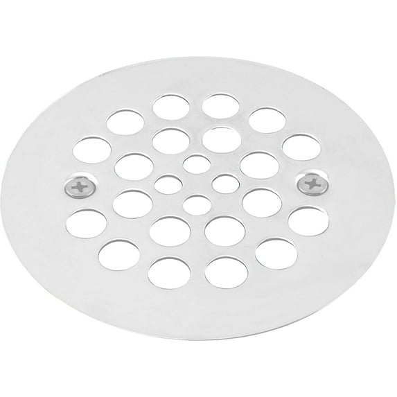 Westbrass D3193-25-50 4-1/4" Brass Shower Drain Cover Powder Coat White (25-Pack)