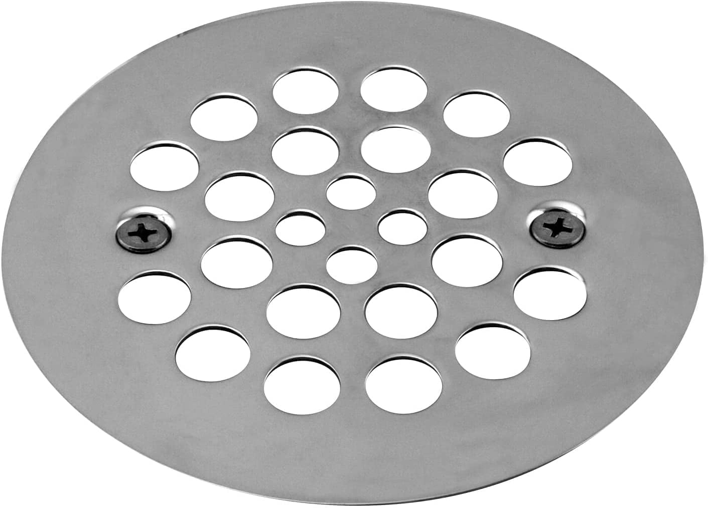 Polished Chrome 4-1/4" Round Shower Drain Cover