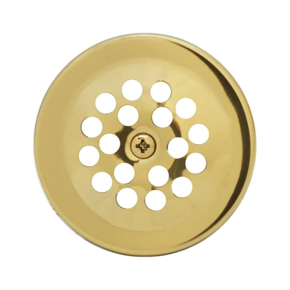 Westbrass D327-01 2-7/8" OD Beehive Style Bathtub Strainer Drain Cover, Polished Brass